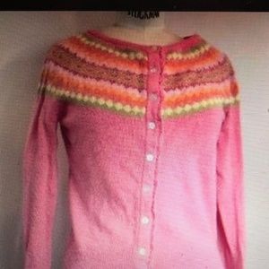 ISO Lilly Pulitzer Fair Isle Yoke button up cardi